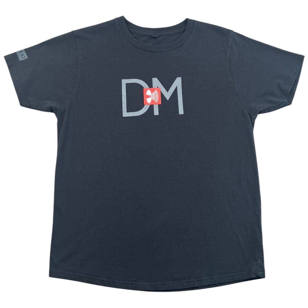 Vintage Y2K Depeche Mode Music for the Masses STUMM 47 Black Graphic Baby Tee L
